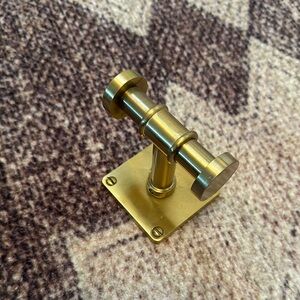 Vintage double brass hook by pottery barn